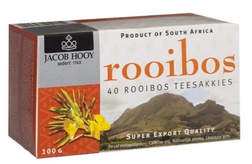 Jacob Hooy Ouhuis rooibos thee 40 builtjes